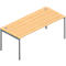 Bureau ARLON-OFFICE, l. 1800 x P 800 x H 730 mm, coloris hêtre