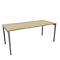 Bureau ARLON-OFFICE, L 1800 x P 800 x H 730 mm, décor chêne