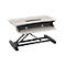 Bureau assis-debout ergotron® WorkFit-Z Mini, réglable en hauteur, jusqu'à 11,4 kg, surface de travail et plateau à clavier, gestion intégrée des câbles.