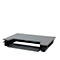 Bureau assis-debout WorkFit-T Ergotron, hauteur réglable, dimensions l. 889 x P 584 mm, noir