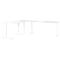 Bureau d'angle Porto, réglage mécanique de la hauteur, piétement en C, y compris table d'extension avec pied support, L 1200/1600 x P 2200 x H 680-910 mm, blanc/blanc
