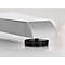 Bureau, hauteur réglable électriquement, piétement en T, L 1600 x P 800 x H 615-1275 mm, érable/alu blanc