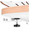 Bureau organizer LEITZ Ergo Pegboard, voor Ergo bureaus, 4-delige set, incl. klemhouder, B 420 x H 250 mm, MDF, zwart en wit