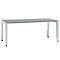Bureau SOLUS PLAY, 4 pieds, hauteur ajustable, l. 1800 x P 800 x H 720 - 820 mm, ceramic grey