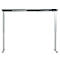 Bureau START OFF - elektrisch in hoogte verstelbaar - B 1600 x D 800 x H 705-1205 mm – T poot blank alu - wit + accessoire lade - ons merk Schäfer Shop Select