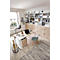Bureau TEMPIO - l. 1200 x P 800 x H 740 mm - avec support pour guide-câbles - blanc