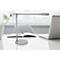 Bureaulamp LED MAULgrace, touchdimmer 4-voudig, met dubbele arm van aluminium, 300 lm, zilver