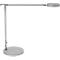 Bureaulamp LED MAULgrace, touchdimmer 4-voudig, met dubbele arm van aluminium, 300 lm, zilver