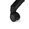 Bureaustoel BALANCE 400 NET - permanent contact - fitness-orthozitting - met armleuningen - zwart en blauw - ons merk Schäfer Shop Pure