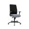 Bureaustoel SSI Lady Proline - 3D punt synchroonmechanisme - wellness zitting - 3D netrugleuning - met armleuningen - zwart/grijs - Schäfer Shop Genius 