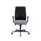 Bureaustoel SSI Lady Proline - 3D punt synchroonmechanisme - wellness zitting - 3D netrugleuning - met armleuningen - zwart/grijs - Schäfer Shop Genius 