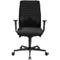 Bureaustoel SSI Lady Proline - 3D punt synchroonmechanisme - wellness zitting - 3D netrugleuning - met armleuningen - zwart/zwart - Schäfer Shop Genius 