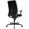 Bureaustoel SSI Lady Proline - 3D punt synchroonmechanisme - wellness zitting - 3D netrugleuning - met armleuningen - zwart/zwart - Schäfer Shop Genius 