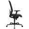Bureaustoel SSI Lady Proline - 3D punt synchroonmechanisme - wellness zitting - 3D netrugleuning - met armleuningen - zwart/zwart - Schäfer Shop Genius 