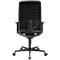 Bureaustoel SSI Lady Proline - 3D punt synchroonmechanisme - wellness zitting - 3D netrugleuning - met armleuningen - zwart/zwart - Schäfer Shop Genius 