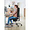 Bureaustoel SSI Proline P3+ - synchroonmechanisme - lendenwervelsteun - 3D-zitgewricht - zonder armleuningen - zwart- Schäfer Shop Select