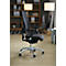 Bureaustoel SSI Proline S3+ - ergonomisch - 3D synchroonmechanisme en 3D netrugleuning - vlakke zitting - met armleuningen - zwart/zilver - Schäfer Shop Select