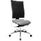 Bureaustoel SSI Proline S3 - synchroonmechanisme- ergonomische leuning - zonder armleuningen - zwart/grijs - Schäfer Shop Select