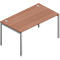 Bureautafel ARLON-OFFICE, B 1400 x D 800 x H 730 mm, Canaletto noot