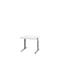 Bureautafel BARI, rechthoek, vorm A, C-poot, B 800 x D 800 mm, wit