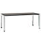 Bureautafel SOLUS PLAY, 4-poot, in hoogte verstelbaar, B 1600 x D 800 x H 720 - 820 mm, moeraseik