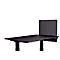 Bureauwand Luxor, klembevestiging, geluidsabsorptie tot 85 %, ca. 3 kg, B 600 x D 20 x H 600 mm, PET &amp; staal, leigrijs