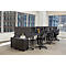 Bureauwand Luxor, klembevestiging, geluidsabsorptie tot 85 %, ca. 3 kg, B 600 x D 20 x H 600 mm, PET &amp; staal, leigrijs