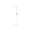 Butler LED-staanlamp, 80 W, 8800 lm, 4000 K, geschikt voor beeldschermwerkplekken, directe/indirecte lichtverdeling, traploos dimbaar, bewegingssensor, wit