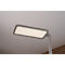 Butler LED vloerlamp, 80 W, 8800 lm, 4000 K, geschikt voor beeldschermwerkplekken, directe/indirecte verlichting, traploos dimbaar, bewegingssensor, zilver