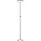 Butler LED vloerlamp, 80 W, 8800 lm, 4000 K, geschikt voor beeldschermwerkplekken, directe/indirecte verlichting, traploos dimbaar, bewegingssensor, zilver