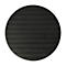 Butoir de porte, rond, avec anneau en caoutchouc protégeant la porte, antidérapant, Ø 100 x H 40 mm, inox noir 
