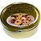 Round tin of butter cookies. Inscription: "Danish Butter Cookies & Chocolate Chip Cookies".