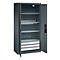 C+P Akkuladeschrank Acurado, abschließbar, mit Inneneinrichtung, B 930 x T 500 x H 1950 mm, Stahl, anthrazitgrau RAL 7016/anthrazitgrau RAL 7016