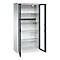 C+P Akkuladeschrank Acurado, abschließbar, mit Inneneinrichtung, B 930 x T 500 x H 1950 mm, Stahl, anthrazitgrau RAL 7016/lichtgrau RAL 7035