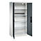 C+P Akkuladeschrank Acurado, abschließbar, mit Inneneinrichtung, B 930 x T 500 x H 1950 mm, Stahl, anthrazitgrau RAL 7016/lichtgrau RAL 7035