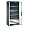 C+P Akkuladeschrank Acurado, abschließbar, mit Inneneinrichtung, B 930 x T 500 x H 1950 mm, Stahl, lichtgrau RAL 7035/anthrazitgrau RAL 7016