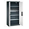 C+P Akkuladeschrank Acurado, abschließbar, mit Inneneinrichtung, B 930 x T 500 x H 1950 mm, Stahl, lichtgrau RAL 7035/anthrazitgrau RAL 7016