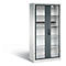 C+P Basic batterijlaadkast met kijkvenster van acrylglas, H 1950 x B 930 x D 500 mm, lichtgrijs/antraciet
