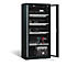 C+P Comfort acculaadkast met kijkvenster van acrylglas, H 1950 x B 930 x D 500 mm, antraciet