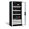 C+P Comfort acculaadkast met kijkvenster van acrylglas, H 1950 x B 930 x D 500 mm, antraciet/lichtgrijs