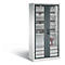 C+P Comfort acculaadkast met kijkvenster van acrylglas, H 1950 x B 930 x D 500 mm, lichtgrijs/antraciet