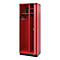 C+P Evolo brandweerkast, model KOMBI, 2 compartimenten, H 1950 x B 700 x D 500 mm, sokkel, vuurrood RAL 3000