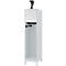C+P Evolo brandweerkast, model YOUNGSTER, 1 compartiment, H 1630 x B 400 x D 500 mm, poten, lichtgrijs RAL 7035