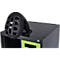 C+P Evolo brandweerkast, model YOUNGSTER, 1 compartiment, H 1630 x B 400 x D 500 mm, poten, lichtgrijs RAL 7035
