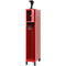 C+P Evolo brandweerkluis, model YOUNGSTER, 1 compartiment, H 1630 x B 300 x D 500 mm, poten, vuurrood RAL 3000