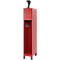 C+P Evolo brandweerkluis, model YOUNGSTER, 1 compartiment, H 1630 x B 300 x D 500 mm, poten, vuurrood RAL 3000