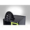 C+P Feuerwehrspind Evolo, Modell EXPERT, 2 Abteile, B 800 x T 500 x H 1850 mm, Bodengleiter, Helmhalter, anthrazitgrau RAL 7016