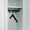 C+P kleerhanger, hardhout, ophanging met hotelpin, gelakt, B 420 x D 8 x H 174 mm, zwart
