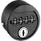 C+P Mechanisch combinatieslot WF 1401, vier cijfers, zwart