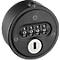 C+P Mechanisch combinatieslot WF 2112, viercijferige combinatie, zwart
